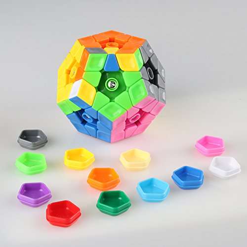 D-FantiX Cyclone Boys 3x3 Megaminx Stickerless Speed Cube Pentagonal Dodecahedron Cube Puzzle Toy 6