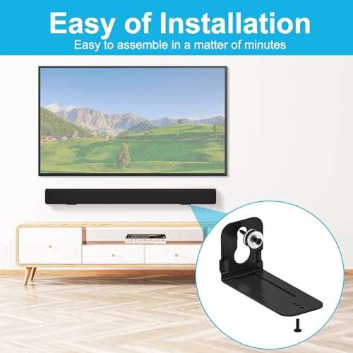 Wall Mount Bracket for Samsung Soundbar Mount HW-S801B HW-S800B HW-B550 HW-Q990B HW-B450 HW-Q800B HW-Q600A HW-A650 HW-A550 HW-A450 HW-Q900A HW-Q950A HW-S60A HW-S61A HW-Q700A HW-Q800A HW-Q950T HW-Q900T 5