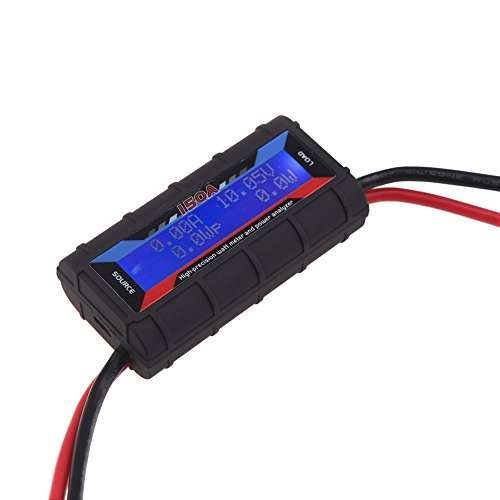 Rcharlance 150A RC Watt Meter Power Analyzer High Precision FT08 Battery Voltage Amp Meter with Backlight LCD Balancer 60V Model Tester 2