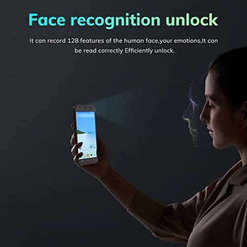 FOFY Smartphone, 2 Band WiFi 5MP and 8MP 2GB 16GB 5.5 Inch 2.4G 5G Smartphone 1920x1080 8 Core CPU 100‑240V for Daily Use (US Plug) 5