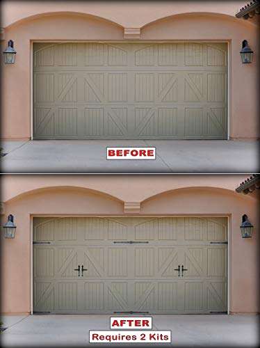 American Garage Decor - Made in USA - Decorative Accent Lever Handle Set - Magnet Mount for steel garage doors 5