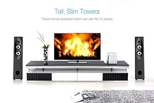 F&D T60X Twin Tower Speakers (Black) | Wireless Bluetooth Speaker | 220W Bass Boosted Output Power/Wireless Mic/Karaoke Function/LED Display | BT 5.0/FM/USB/AUX | Speaker For TV, Laptop & Mobile 3