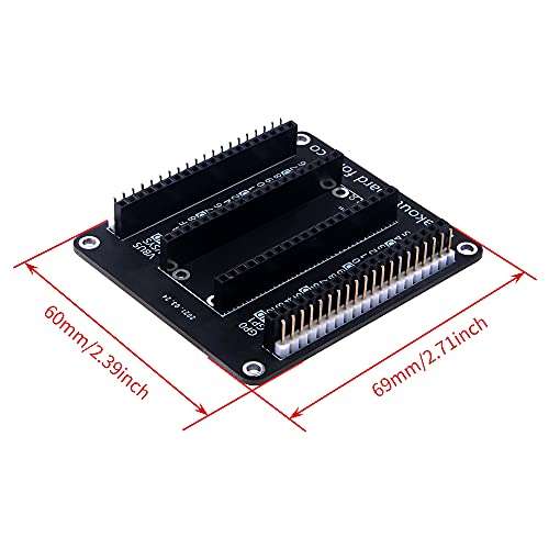 GeeekPi GPIO Breakout Board Kit for Raspberry Pi Pico/Pico W, GPIO Expansion Board Breakout Module with Jumper Wire Pack for Raspberry Pi Pico/Pico W 4
