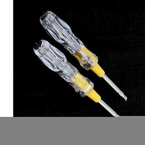 Aexit Good Performance Electricity Electrical Testing Voltage Detector Tester Phillips Voltage Testers Screwdrivers 2Pcs 2