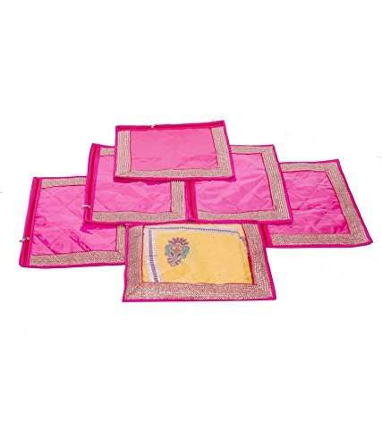 Kuber Industries 6 Piece Silk Saree Cover (KI00539) 1