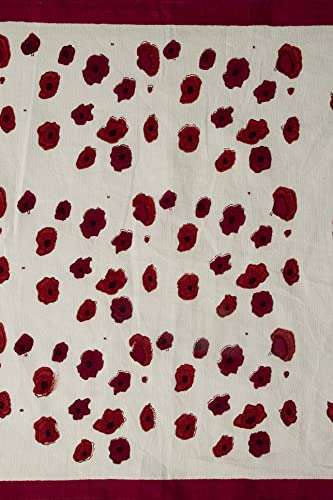 CONTRAST LIVING Rojita Hand Block Printed Kitchen Towel/Dish Towel/Hand Towel Multi Color Set of 3 Pcs 2