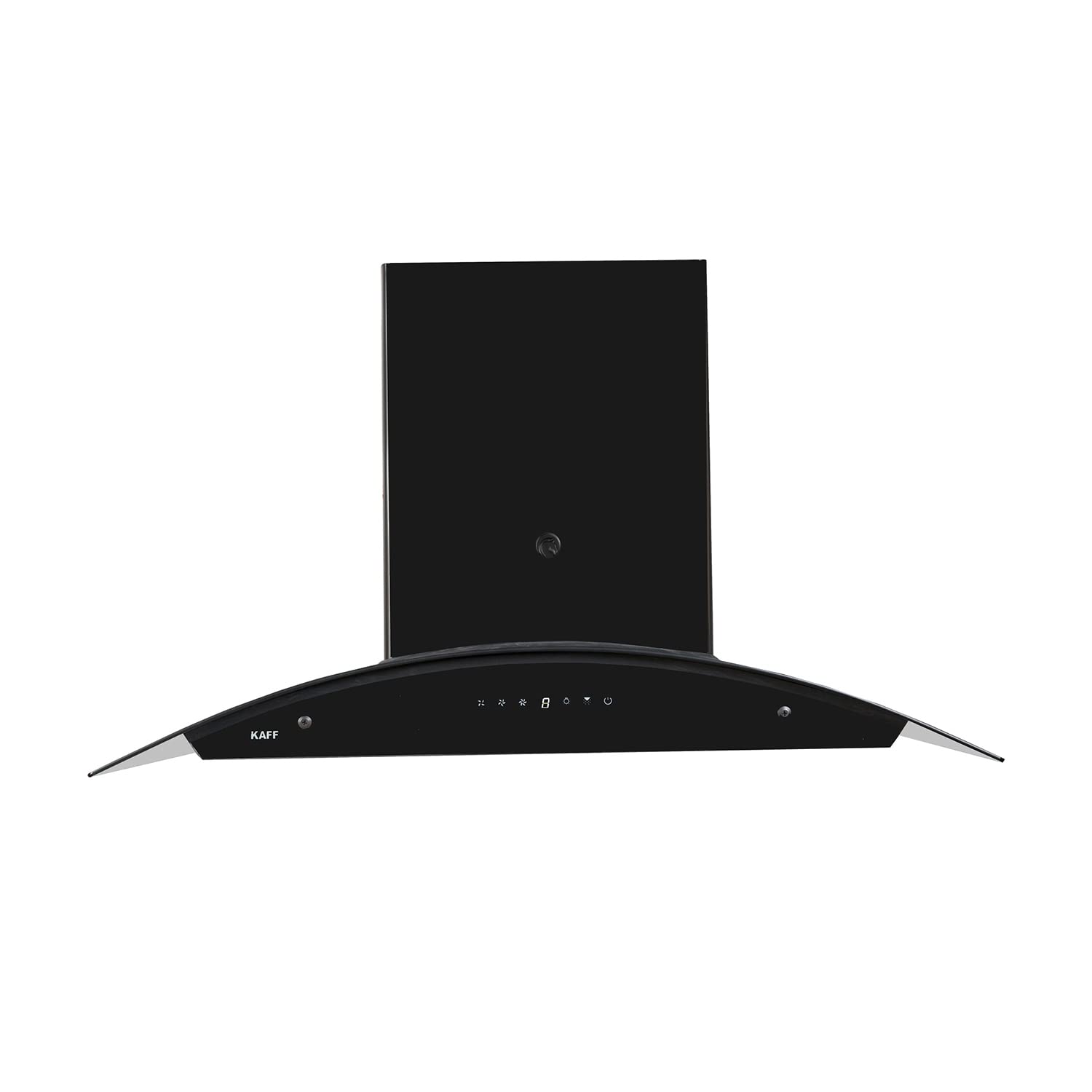 KAFF PRIMA TX DHC 90 Baffle Filter Auto Clean Curved Glass Kitchen Chimney 90 CM with 1180 m3/hr Suction Capacity, Touch with Motion Sensor Control, Energy Saving LED Lights (Black) 2
