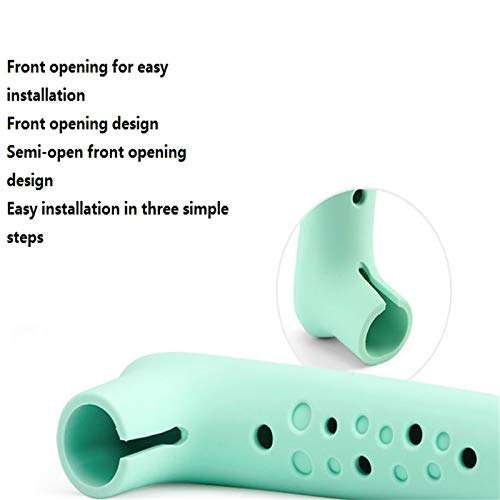 2 Pieces, Door Handle Protective Cover, Anti-Collision Pad, Door Lock, Silicone Door Handle, Gloves, Window Door Handle, Anti-Collision (Beige) 6