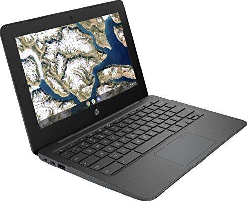 2021 Newest HP Chromebook 11.6 Inch Laptop, Intel Celeron N3350 up to 2.4 GHz, 4GB LPDDR2 RAM, 32GB eMMC, WiFi, Bluetooth, Webcam, Chrome OS + NexiGo 128GB MicroSD Card Bundle 1