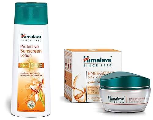 Himalaya Clear Complexion Day Cream, 50g & Herbals Protective Sunscreen Lotion, 100ml 1