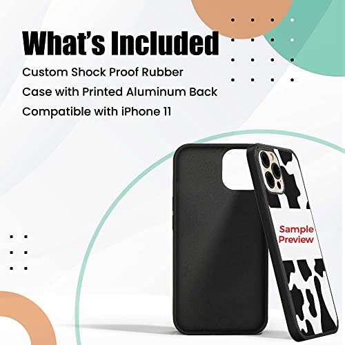 Bomba Cases Phone Case Compatible with iPhone 11 - Phone Covers with Custom Patterns – Shockproof and Lightweight Case – Aesthetic Custom Design – [Ice Hockey Rink] 3