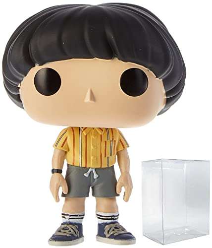 Funko POP [Stranger Things] - Mike Wheeler Pop! Vinyl Figure (Bundled with Compatible Pop Box Protector Case), Multicolor, 3.75 inches 1