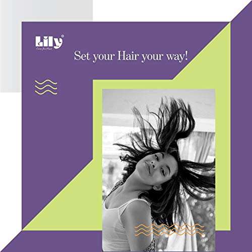 LILY Tail Comb with Medium Fine Teeth, Multicolour - Pack of 3 5