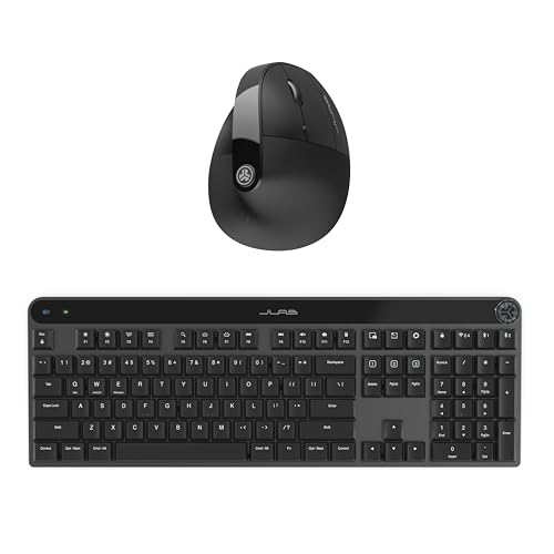 JLab Work Bundle, Epic Mechanical Keyboard and JBuds Ergonomic Vertical Mouse