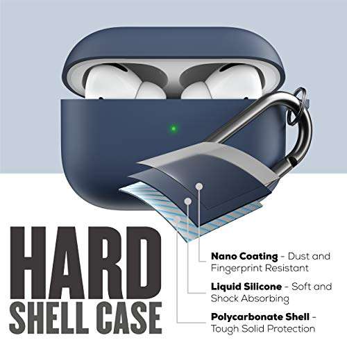KeyBudz Hybrid Shell Series Compatible with AirPods Pro Case Cover 2