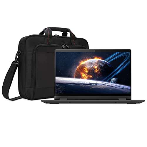 Lenovo IdeaPad Flex 5i 14" 2-in-1 Touchscreen Laptop Bundle with Intel Core i5-1135G7 Quad-Core 4.20GHZ, 8GB DDR4, 256GB NVMe SSD, Intel Iris Xe Graphics, IPS, Dark Gray, Win 10 Home and Laptop Bag