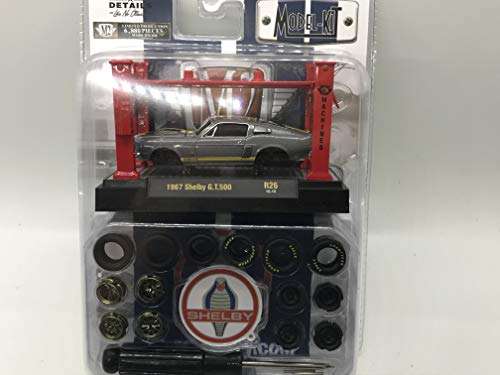 M2 Machines by M2 Collectible Model-Kit 1967 Shelby G.T.500 1:64 Scale R26 19-10 Gray/Yellow Details Like NO Other! 1 of 6880 3