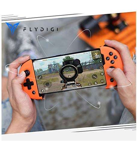 FLYDIGI Wee2T Mobile Game Controller Telescopic for Android of MOBA, Unique Tensile Design, Compatible with The Mobile of 3.5-6.3 Inch (75-165mm). Not Support iOS 13.4 and Above 1