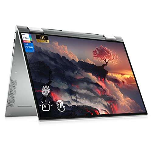 DELL Inspiron 7706 2-in-1 Laptop, 17" QHD+ Touchscreen, Intel Core i7-1165G7, 16GB DDR4 RAM, 1TB SSD, Webcam, Backlit KB, Fingerprint Reader, HDMI, Thunderbolt 4, Wi-Fi 6, Windows 11 Home 1
