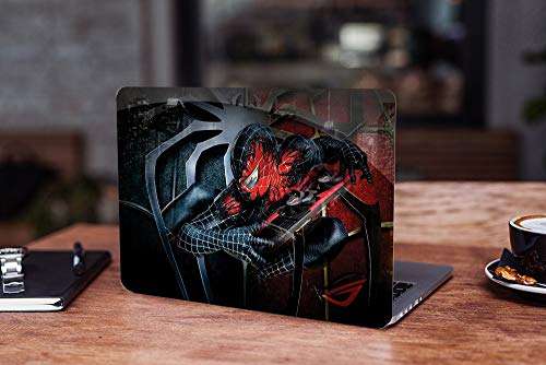 Galaxsia™ Spiderman Vinyl Laptop Skin/Sticker/Cover/Decal Compatible for Any 14 Inches Laptop (Hp/Dell/Sony/Acer/Lenovo/Asus. Etc) Or Notebook. 3