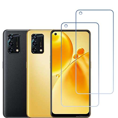 DVTECH? (Pack of 02) 9H Ceramic Matte Super Glossy Unbreakable Screen protector for Oppo F19s (Not a Tempered glass)