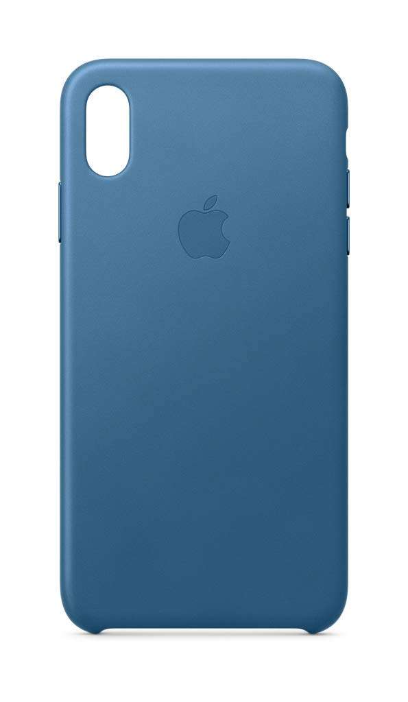 Apple iPhone XS Max Leather Case - Cape Cod Blue