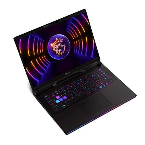 MSI Raider GE78HX, Intel 13th Gen. i7-13700HX, 43CM QHD+ 240Hz Gaming Laptop (32GB/2TB NVMe SSD/Windows 11 Home/Nvidia GeForce RTX4080, 12GB GDDR6/Black/3.1Kg), 13VH-089IN 3
