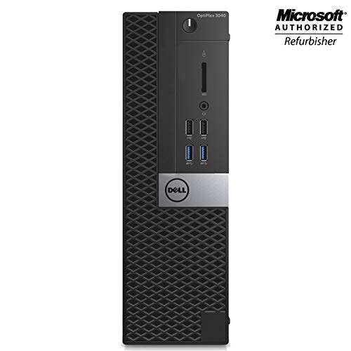 Dell Optiplex 3040 Small Desktop Computer - Quad Core Intel i5 6th Gen, 16GB RAM, 512GB SSD, HDMI, New Keyboard, Mouse, WiFi, Windows 10 Professional(Renewed) 2