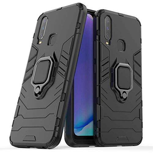 Designerz hub Hard Silicone Back Cover for Vivo Z1 Pro (Black) 1