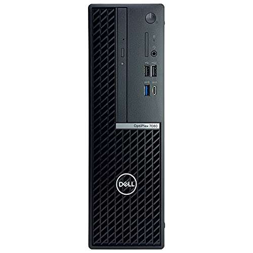 Dell OptiPlex 7080 SFF Small Form Factor Desktop Computer - 10th Gen Intel Core i7-10700 8-Core up to 4.80 GHz CPU, 64GB RAM, 512GB SSD + 10TB HDD, Intel UHD Graphics 630, DVD Writer, Windows 10 Pro