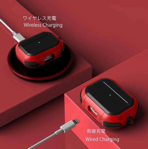 OLEBAND Airpods Pro Case,Vanguard Armor Military Grade Air Pod Pro Protective Cover and Accessories,Compatible with Apple Airpods 3 Charging case for Men Women and Girls 4