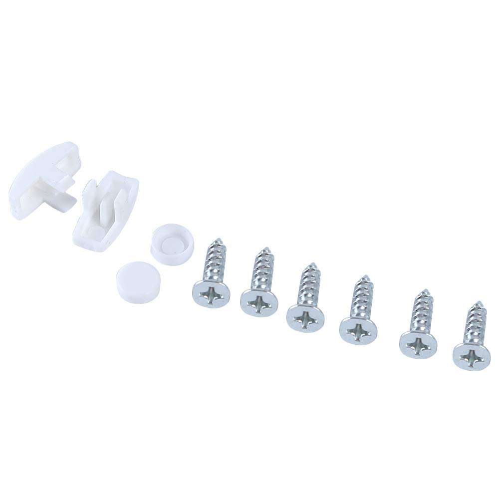 SOURBAN Entry Door Handle Left Right Window Handle Classic Trim Lower Half Handleset Wave Door Lever,Left 2 5