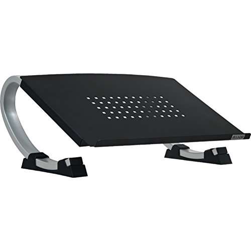 Allsop Redmond Adjustable Laptop Stand, Vented Curved Sturdy Metal Ergonomic Riser 1