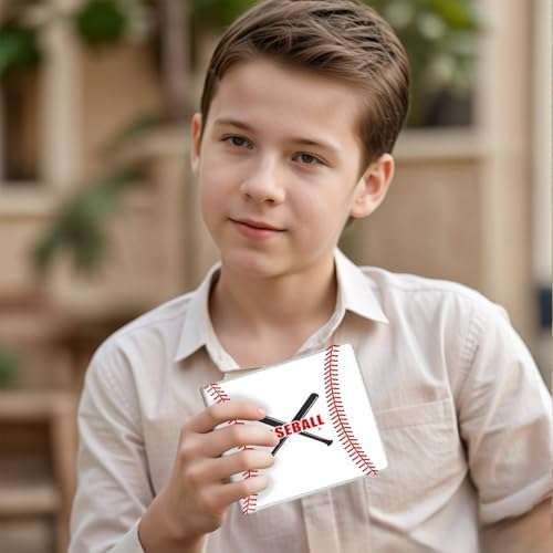 WEBJIASU Boys Wallet for Kids, Kids Wallets for Teen 9-12 8-12 12-14 with Card,Funny Soccer Leather Bifold Rfid Blocking,Black Purse for Men Boy Male Youth Guys Christmas Gifts Birthday Present 4