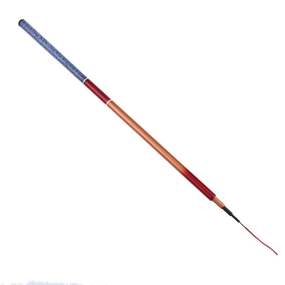 Liyeehao Retractable Glass Steel Hand Pole Telescopic Fishing Rod Tackle Tool 1.8-3.6m GG(1.8) 4