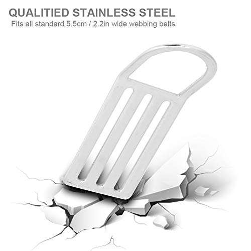 Diving D Ring Stainless Steel Weight Belt Keeper Slider Buckle Accessory-Belt Dive 3