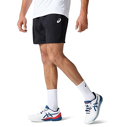ASICS Men's Bermuda Shorts Polyester (2041A150.001_Performance Black_2XL)