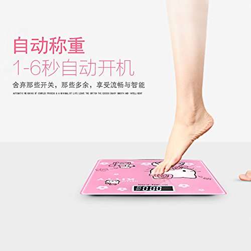 Purcrystal Tempered Glass Body Fat Scale Bathroom Accurate Measurement People Fit Composition Analyzer Health Loss Weight Monitor Tracker Device Water Bmi Percentage Fitness 5
