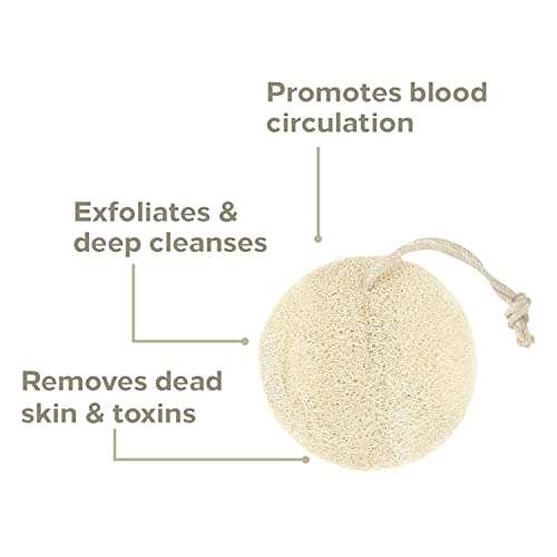 Panache Natural Round Loofah 4