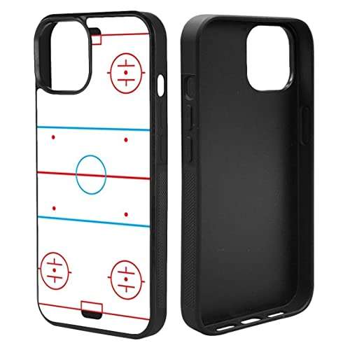Bomba Cases Phone Case Compatible with iPhone 11 - Phone Covers with Custom Patterns – Shockproof and Lightweight Case – Aesthetic Custom Design – [Ice Hockey Rink] 1
