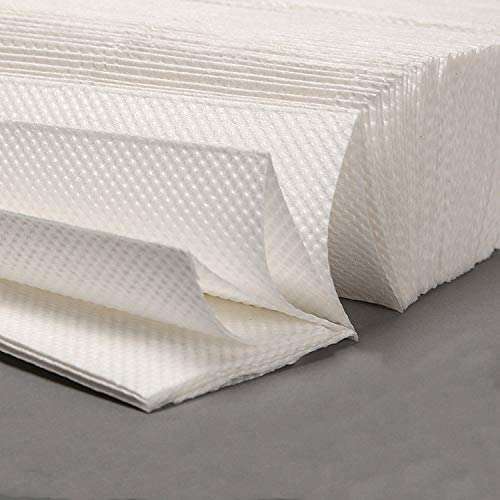 Carepure Multi Fold Hand Towel Tissue Paper Napkin | Fast-Drying Absorbency Pockets | White Paper - 3900 Pieces -30 Packet 4