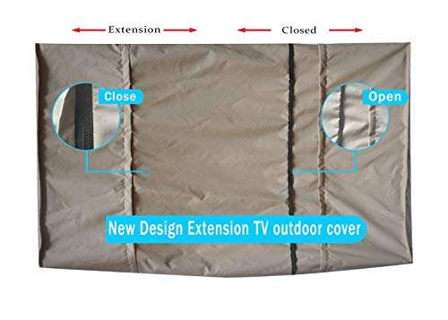 BBQ Coverpro Extension TV outdoor cover (48"-56" beige) 1