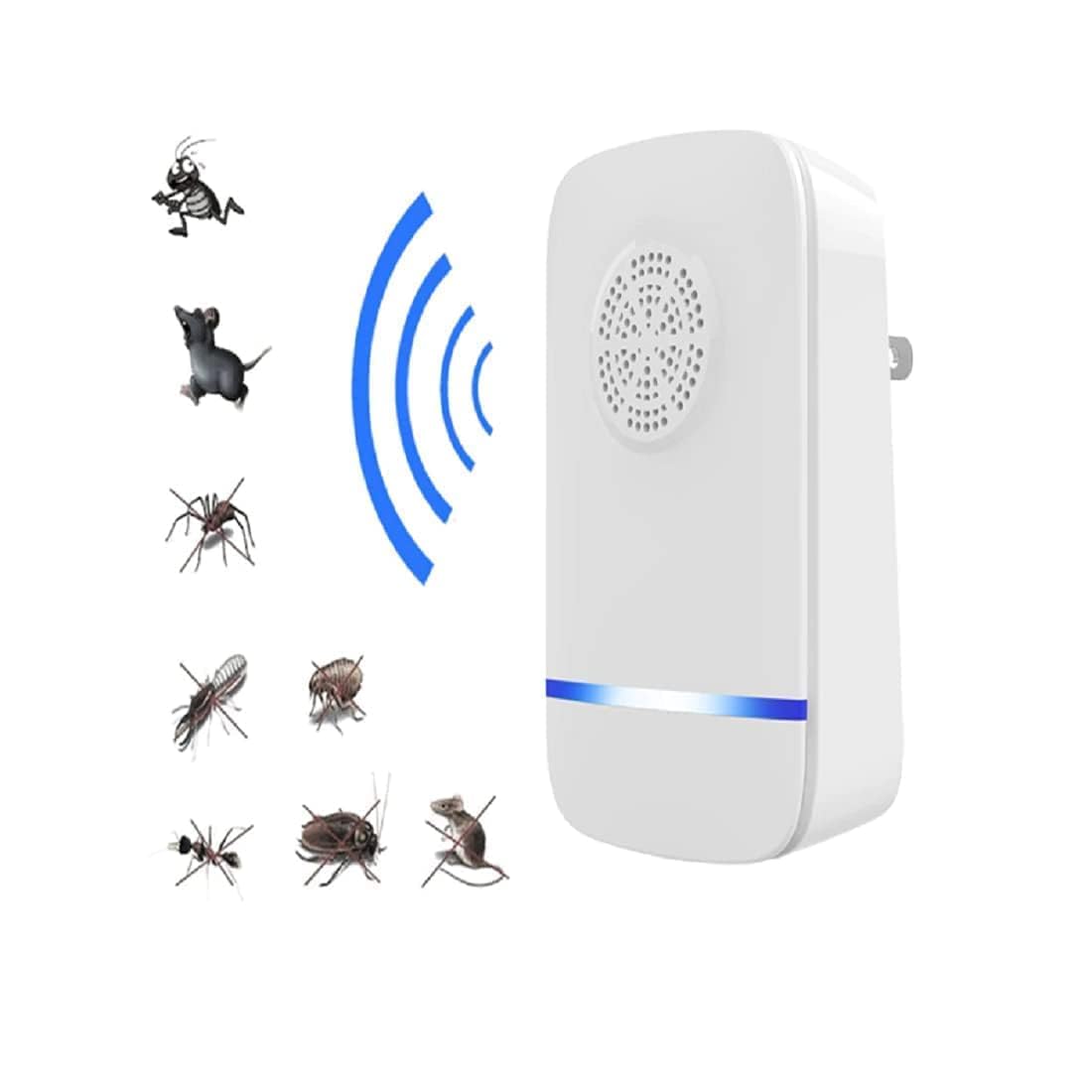 Z-ZERONTE Indoor Pest Repellent Machine: Plug-in for Mosquitoes, Lizards, Rats, Cockroaches, and More – Ultimate Pest Control Solution (6) 1