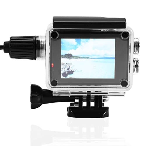 Camera Case, Action Camera Housing Case with USB Charging Cable Support for SJ4000/SJ7000 6