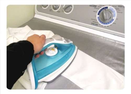 Viziflex Portable Ironing Mat with Magnets - Heat Resistant - Work on Top of Any Safe Flat Surface. Measures 36” X 20.5” 3