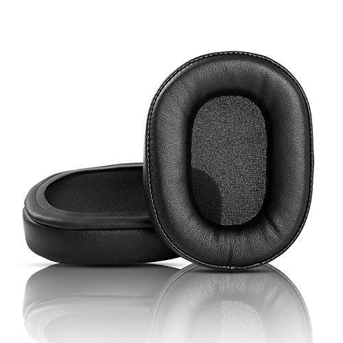 Ear Pads Cushion Replacement Earpads Pillow Compatible with Oppo PM-3 PM3 PM 3 Headphones (Black Sheepskin Leather) 3