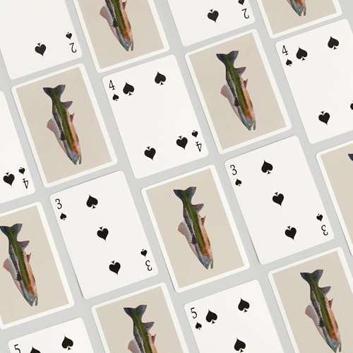 Lantern Press Trout, Double Exposure (52 Playing Cards, Poker Size Card Deck with Jokers) 4