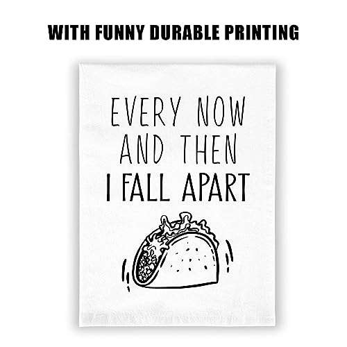 Funny Kitchen Towels and Dishcloths Sets of 4 - Cotton Dish Towels for Drying Dishes - Cute Decorative Miracu Hand Towels, Tea Towels, Flour Sack Towels, White - Birthday, Housewarming Gifts New Home 2