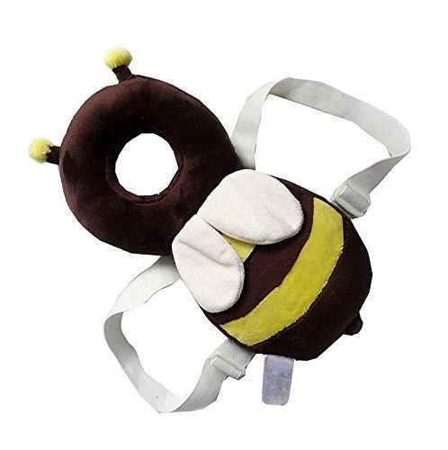 Futaba Baby Headrest Wings Drop Resistance Learn Walking Pillow - Brown 3