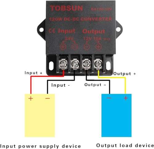 DC 24V to DC 12V 10A 120W Step Down Buck Converter Voltage Regulator Reducer Power Converter Mini Module 12V Transformer 3